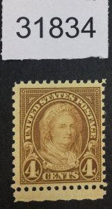 US STAMPS #634 MINT OG NH LOT #31834