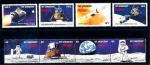 [66186] St. Vincent 1989 Space Travel Weltraum NASA  MNH