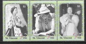 ST.VINCENT SG1536a 1990 90th BIRTHDAY OF QUEEN ELIZABETH THE QUEEN MOTHER MNH