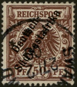 German 1900 SW Africa SWAKOPMUND DSWA Mi10 Overprinted Deutsches Reich 104240