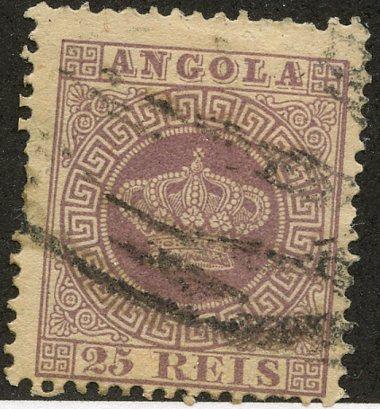 Angola, Scott #12, Used
