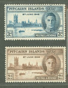 Pitcairn Islands #9-10 Unused Single (Complete Set)