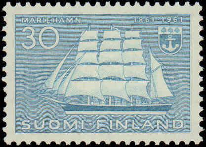 1961 Finland #379, Complete Set, Never Hinged