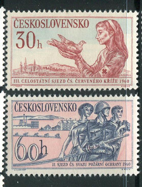 Czechoslovakia #986-7 MNH