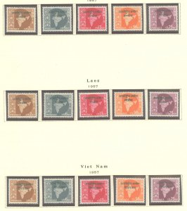 India/International Commission in Indochina/Laos and Vietnam # Unused Single (Complete Set)