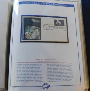 America's Salute to Space Exploration, Fleetwood First Day Covers w/ Min...