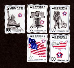 Korea # 1034-1038 Mint!