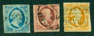 Netherlands #1-3  Used  F-VF