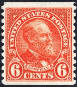 SC#723 6¢ Garfield Coil Single (1932) MLH