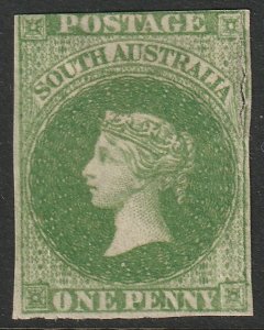 South Australia 10 unused trimmed & cleaned, with tear at UR