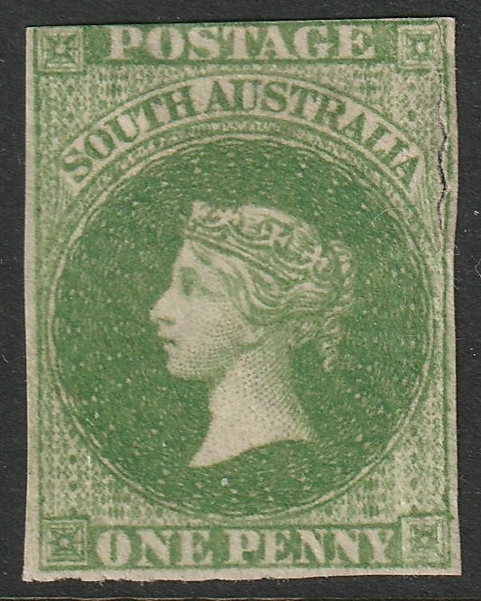 South Australia 10 unused trimmed & cleaned, with tear at UR