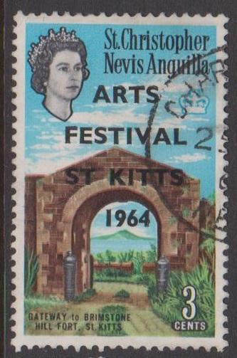St Kitts-Nevis Sc#161 Used