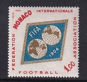 Monaco  #601  MNH  1964  Fifa  football association