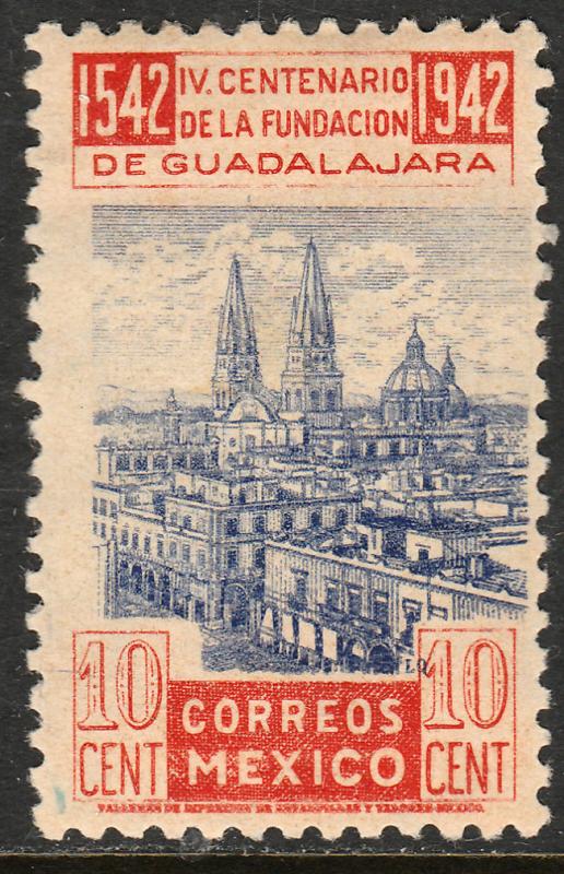 MEXICO 773, 400th Anniv of Guadalajara. UNUSED, H OG. VF.