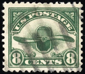 US Stamps # C4 Airmail Used Superb