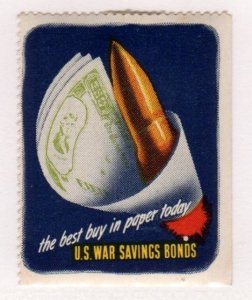 USA Propaganda Stamp - The Best Buy in Paper Today, US War Savings Bonds MH