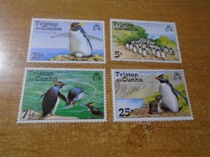 Tristan Da Cunha  #  191-94  MNH  Birds