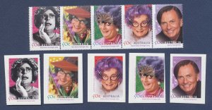 AUSTRALIA - Scott 2476-2485 - MNH - Strip & S/A singles - 2006