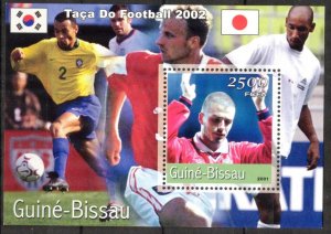 Guinea Bissau 2001 Football Soccer World Cup Japan Korea Player S/S MNH