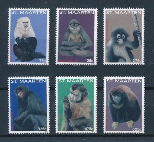 [110500] St. Maarten 2015 Wild life monkeys capuchins  MNH