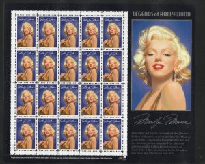 ALLY'S STAMPS US Plate Block Scott #2967 32c Marilyn Monroe [20] MNH [FP-63]