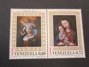 Venezuela 1969 Sc 1021a Christmas Religion set MNH