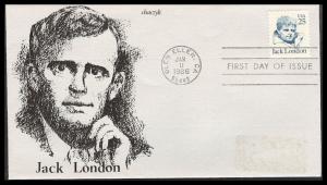 #2182 Jack London Chaczyk FDC