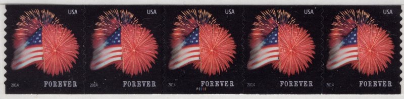Scott 4854 US Flag - PNC5, P2222 - MNH - CV $7.50