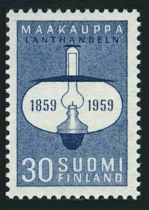 Finland 364 two stamps, MNH. Mi 514. Liberation of country trade,1959. Oil lamp.