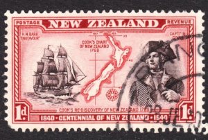 New Zealand Scott 230 F to VF used. Lot #B.  FREE...