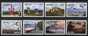 Aruba 2017 MNH Island Views 8v Set Tourism Landscapes Cactus Birds Boats Stamps