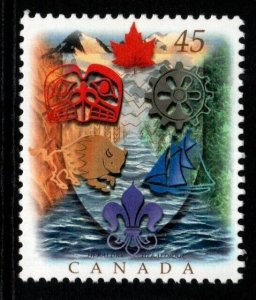 CANADA SG1697 1996 22ND INTERNATIONAL CONGRESS OF GENALOGICAL SCIENCES MNH