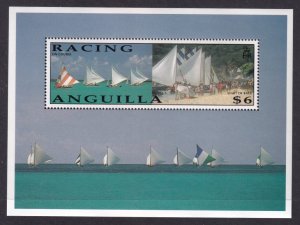 Anguilla 861 Sailboats Souvenir Sheet MNH VF