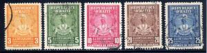Haiti    379-82  used   complete set