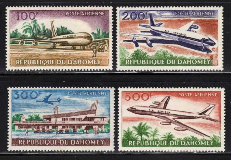 Dahomey #C20-23 ~ Cplt Set of 4 ~ Boeing 707, Airplane ~ Mint, NH   (1963)