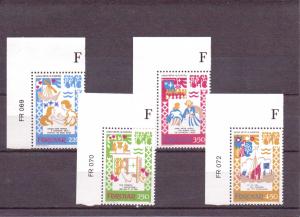 Faroe Islands  Scott#  86-89  MNH