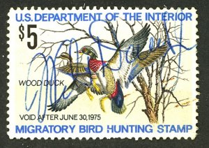 U.S. #RW41 USED CREASES