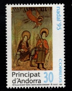 Andorra  (Spanish) Scott 235 MNH** Christmas-Navidad 1995 stamp