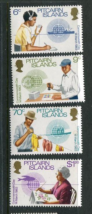 Pitcairn Is #221-4 MNH  