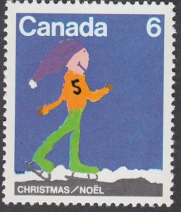 Canada - #675 Christmas - Skater - MNH