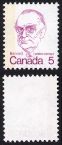 Canada Unitrade 590iii var 5c One Band MNH