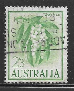 Australia 328A: 2/3 Wattle, used, VF
