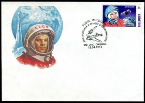 Moldova 2012 - Space -Gagarin - Cover