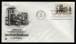 #1476 8c Pamphleteer, Art Craft-Addressed FDC **ANY 5=FREE SHIPPING**