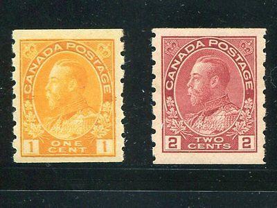 Canada #126b and #127 ii Mint XF NH  Cat $250