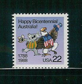 #2370 Australia Bicentennial Single Issue CV$.45