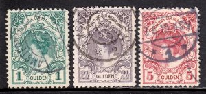 Netherlands - Scott #83, 84, 85 - Used - See description - SCV $8.95