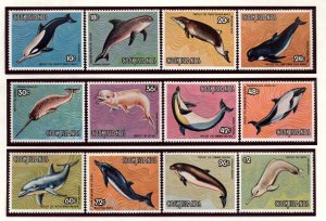 Cook islands Scott 767-778 Marine Dolphins Mint NH