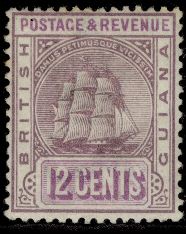 BRITISH GUIANA QV SG200a, 12c dull purple & mauve, M MINT.