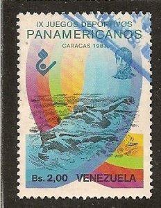 Venezuela  Scott   1298   Games, Swimming    Used